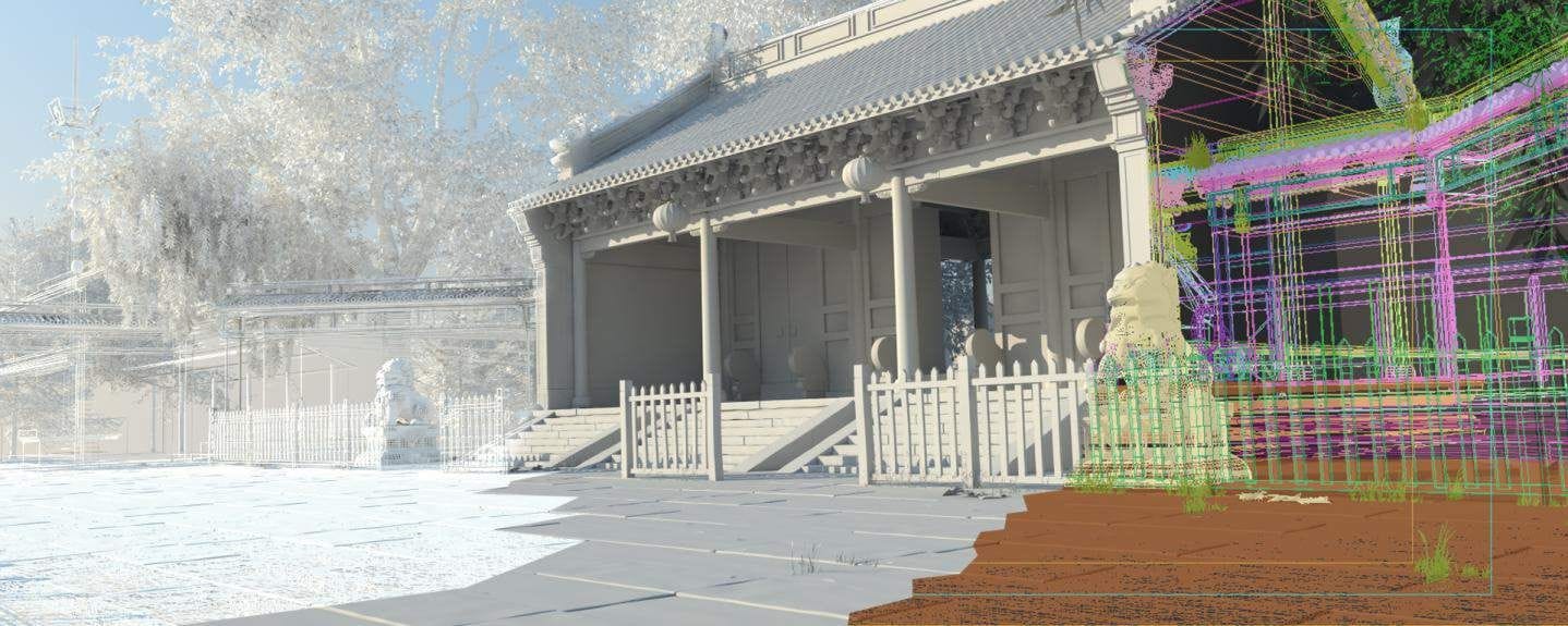 3D文物修复复刻 · 古建场景建模